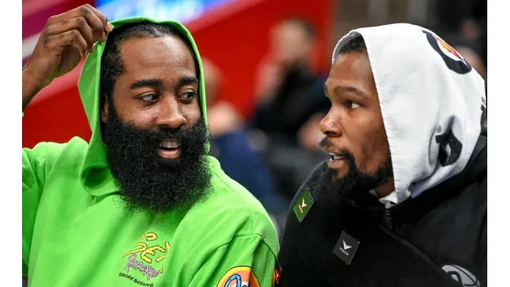 James Harden and Kevin Durant