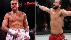 Jake Paul (left) and Jorge Masvidal (right)