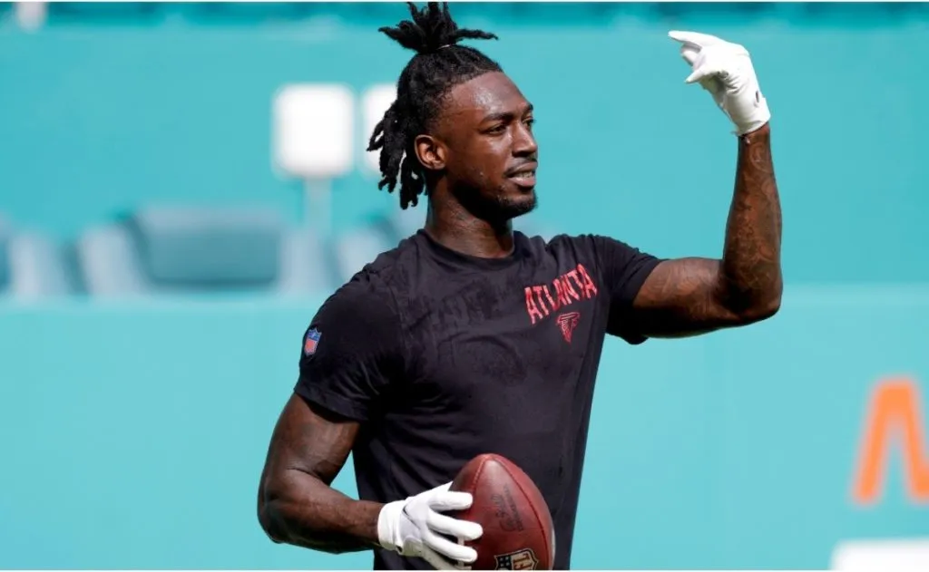 Atlanta Falcons wide receiver Calvin Ridley during the game against Miami Dolphins