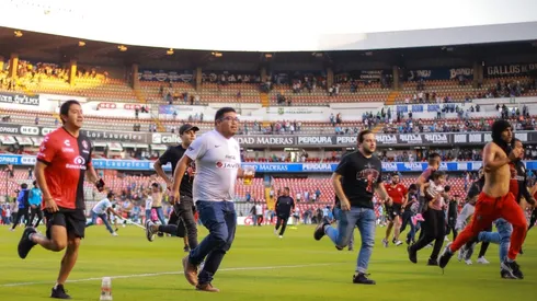 The game between Queretaro and Atlas became a true branch of madness