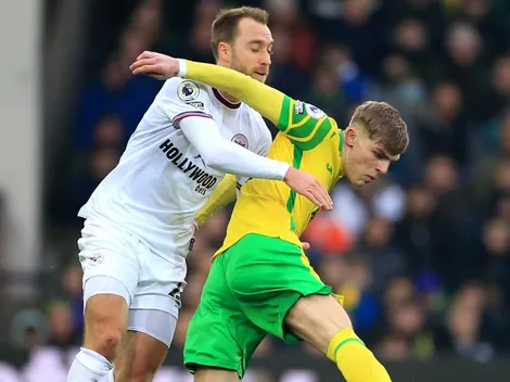 VIDEO | Norwich player chooses hugs over violence after Christian Eriksen's tackle