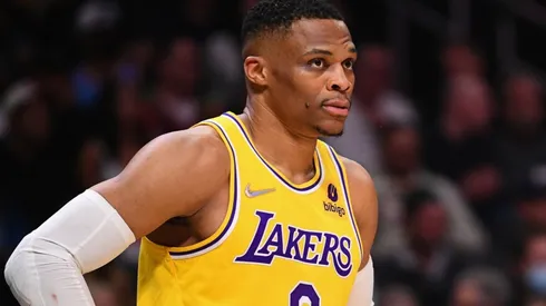 Russell Westbrook during the Lakers' loss to the Clippers.