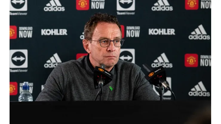 Ralf Rangnick of Manchester United