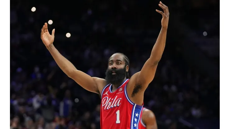 James Harden in his debut in Philadelphia as a Sixer.