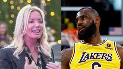 Jeanie Buss (left) & LeBron James