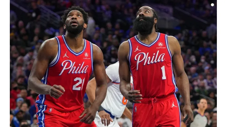 Joel Embiid and James Harden