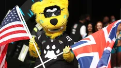 Jaxson de Ville of Jaguars at the NFL International Games in London 2021