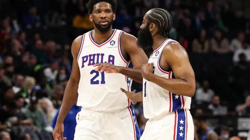 Joel Embiid and James Harden