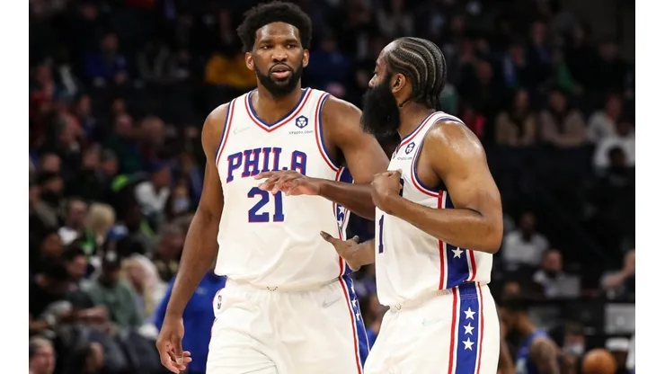 Joel Embiid and James Harden