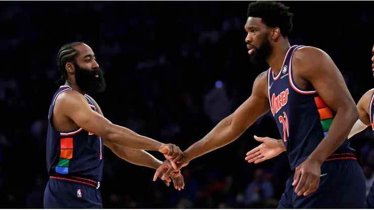 James Harden and Joel Embiid