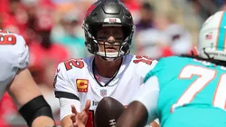 Tom Brady against the Miami Dolphins