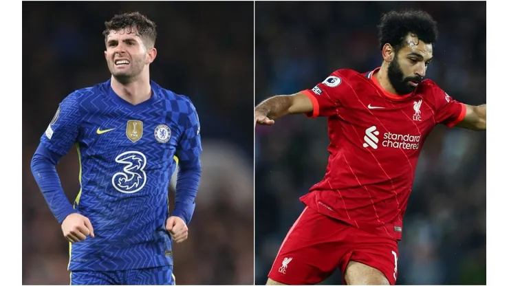 Pulisic of Chelsea and Salah of Liverpool