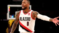 Damian Lillard in action this season.