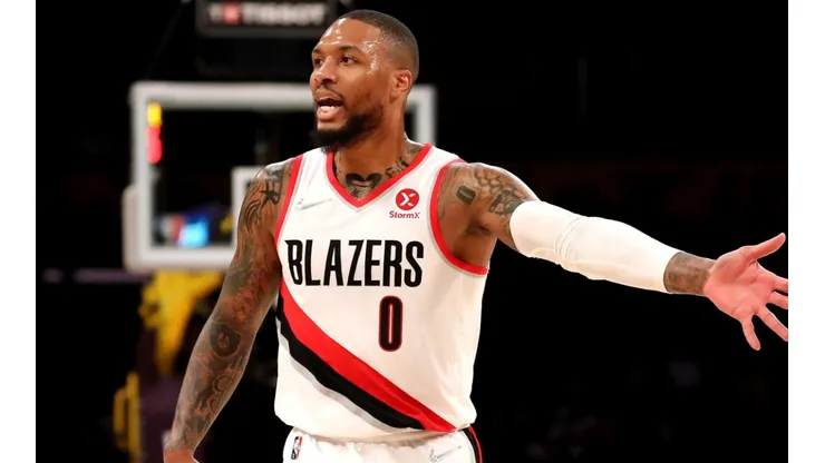 Damian Lillard in action this season.