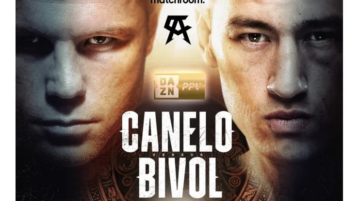 Canelo vs Bivol's official poster
