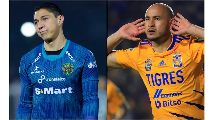 Hugo Gonzalez of Juarez and Carlos Gonzalez of Tigres UANL