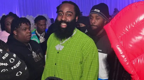James Harden partying