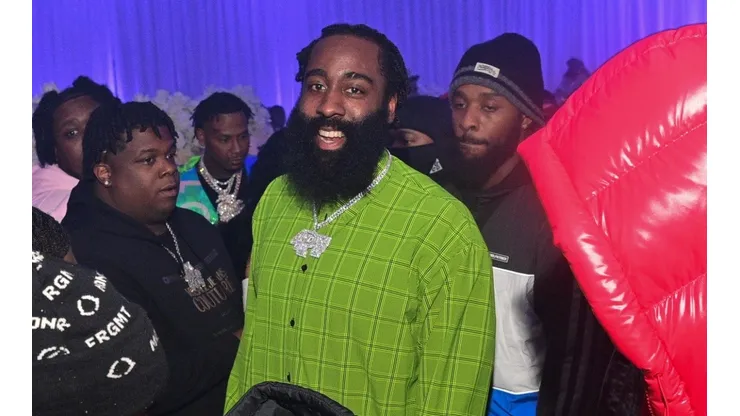 James Harden partying
