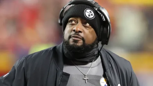 Tomlin during the Wildcard game in 2022 against Chiefs