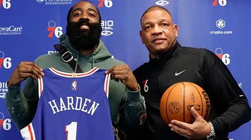 James Harden and Doc Rivers