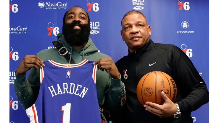 James Harden and Doc Rivers
