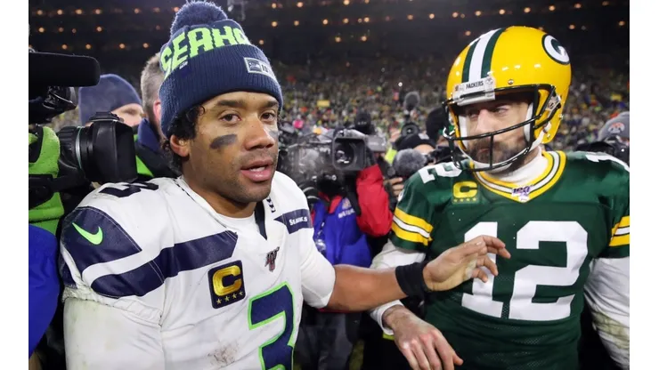 Russell Wilson and Aaron Rodgers