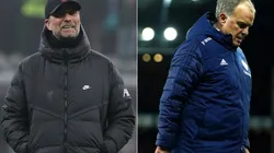 Jurgen Klopp coach of Liverpool and mrcelo Bielsa coach of Leeds
