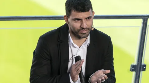 Former Argentine scorer Sergio Kun Aguero