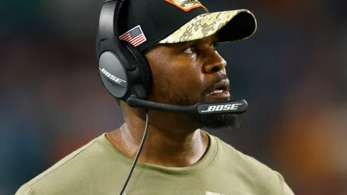 Coach staff Brian Flores of Steelers