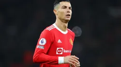 Cristiano Ronaldo in action against Brighton.