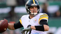 Mason Rudolph in action for the Pittsburgh Steelers.