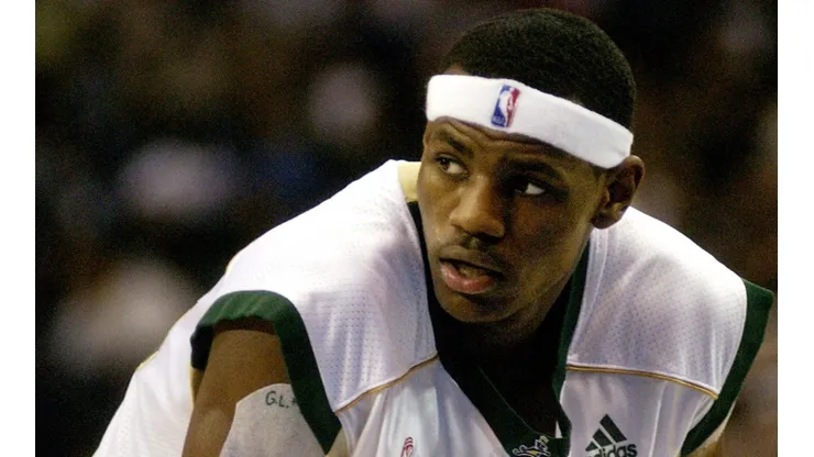 LeBron James in high school