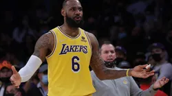 LeBron James of the Los Angeles Lakers.