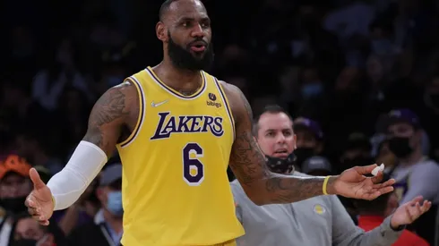 LeBron James of the Los Angeles Lakers.