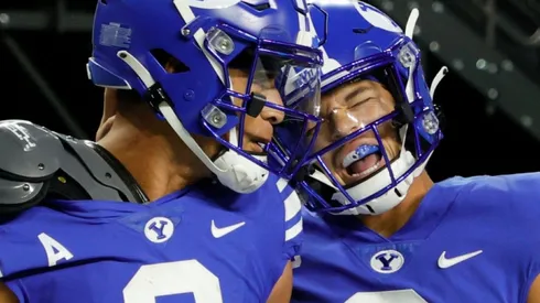 BYU players during the 2021 season