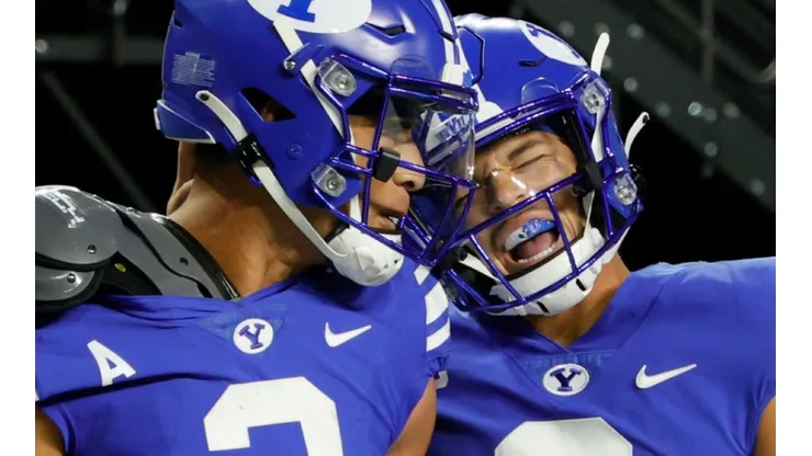 BYU players during the 2021 season