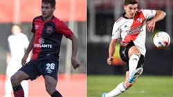 Ramiro Sordo of Newell´s Old Boys and Julian Alvarez of River Plate