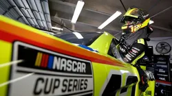 Ryan Blaney, driver of the #12 Menards/Blue DEF/PEAK Ford