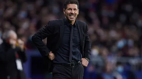 Diego Simeone during Atletico Madrid's defeat to Levante in LaLiga.
