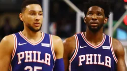 Ben Simmons and Joel Embiid
