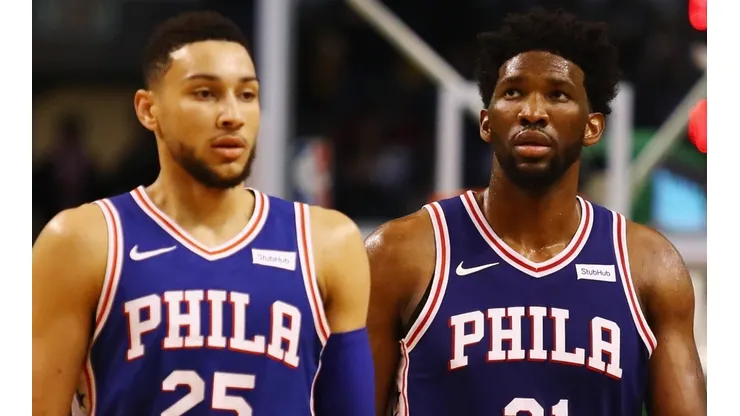 Ben Simmons and Joel Embiid