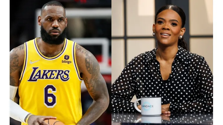 LeBron James (left) & Candace Owens