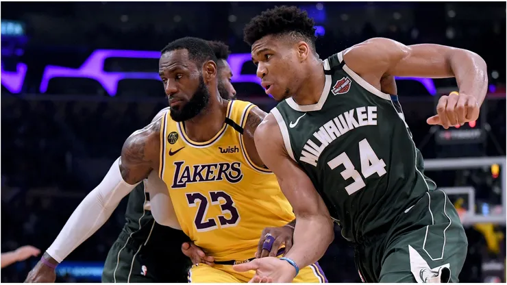 LeBron James and Giannis Antetokounmpo