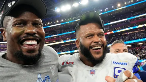 Von Miller (left) and Aaron Donald.