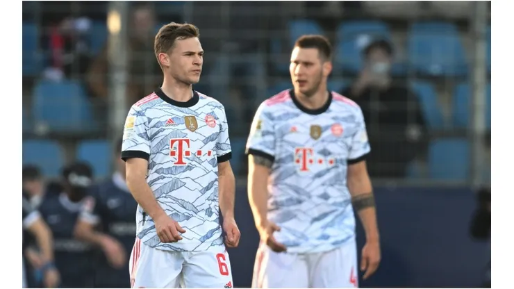 Joshua Kimmich and Niklas Süle of Bayern Munich
