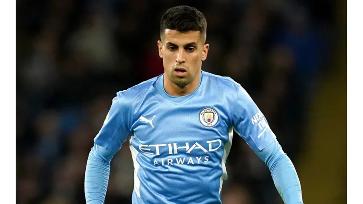 Joao Cancelo of Manchester City in action