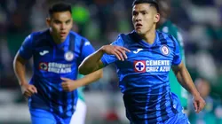 Uriel Antuna of Cruz Azul celebrates after scoring