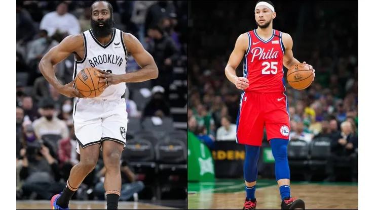 James Harden (left) & Ben Simmons