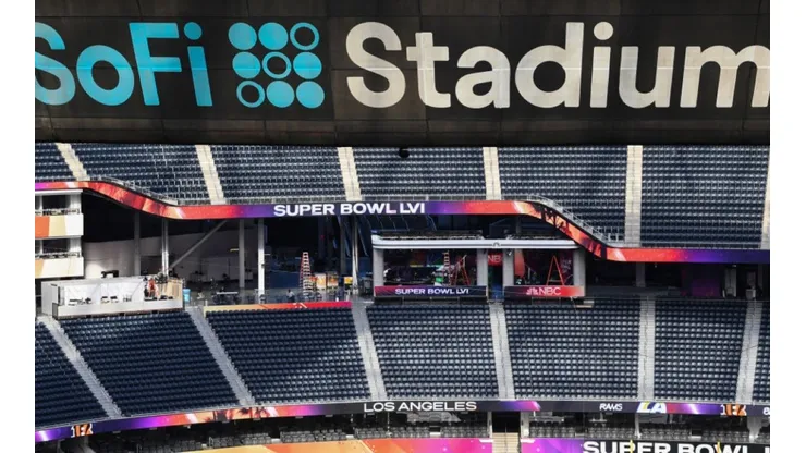 View inside of the SoFi Stadium in 2022