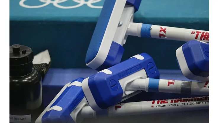 Curling brooms at the 2002 winter olympics